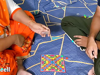 Bhabhi and campaigner play Ludo, he takes advantage and they have passionate sex.